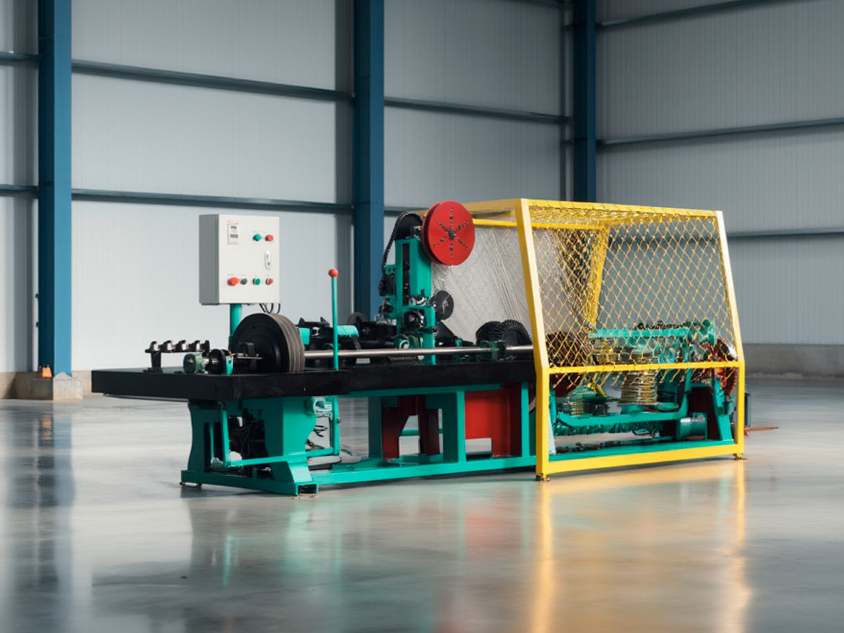 44. Станок для производства двухосновной колючей проволоки АКМ2